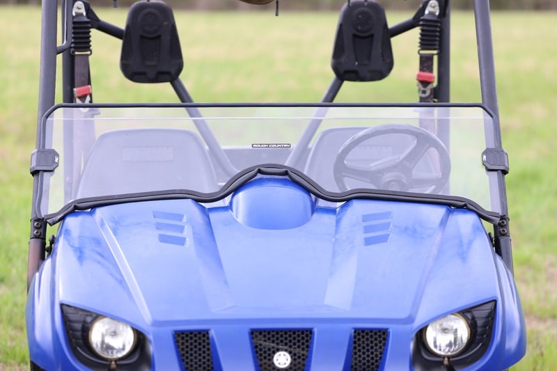 Rough Country - Half Windshield - Scratch Resistant | Yamaha Rhino 450/Rhino 660