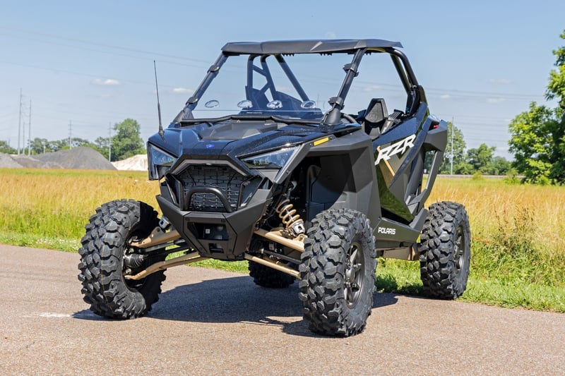 Rough Country - Vented Full Windshield - Scratch Resistant | Polaris RZR PRO/Turbo R
