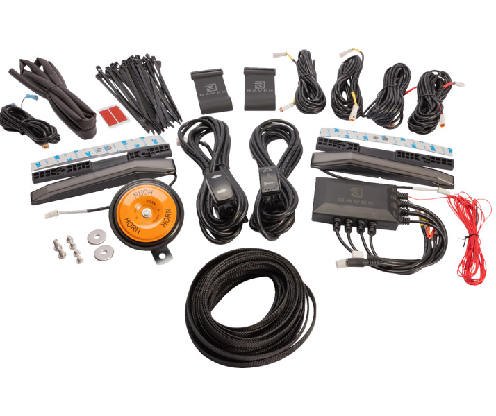 Ravek - Turn Signal Kit - Amber - White Running Lights - Pioneer - Honda