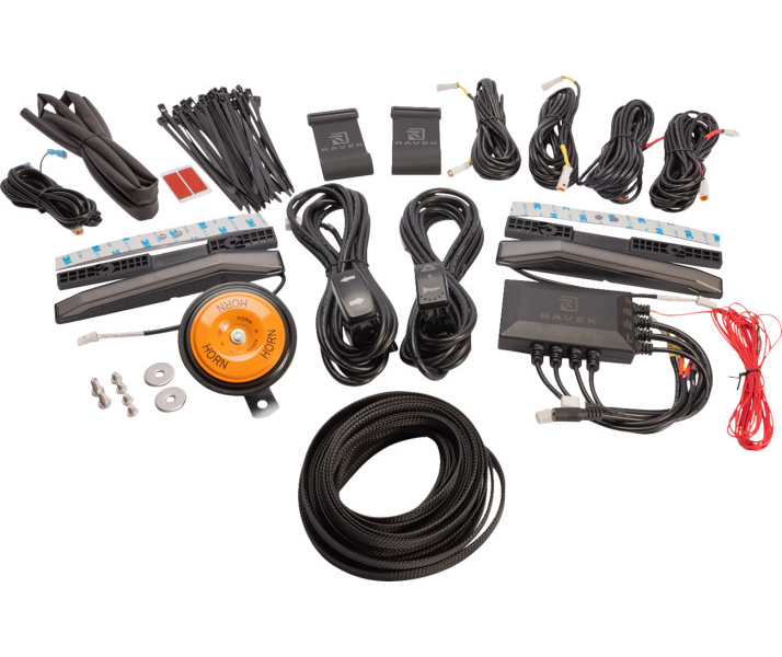 Ravek - Turn Signal Kit - Amber - White Running Lights - Talon - Honda