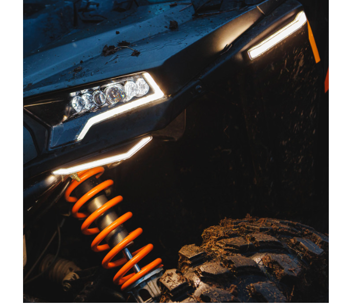 Ravek - Turn Signal Kit - Amber - White Running Lights - RZR XP - Polaris