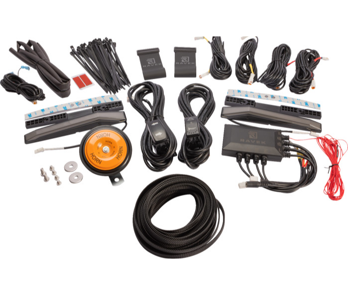 Ravek - Turn Signal Kit - Amber - White Running Lights - RZR XP - Polaris