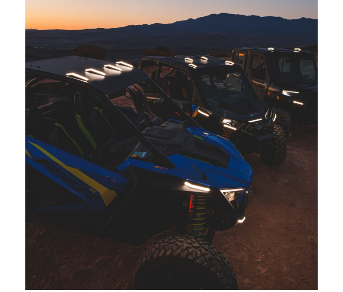 Ravek - Apex Lights™ - Running - White - RZR - Polaris