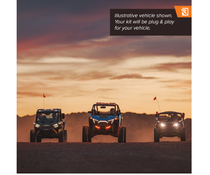 Ravek - Apex Lights™ - Running - Amber - RZR Pro XP - Polaris