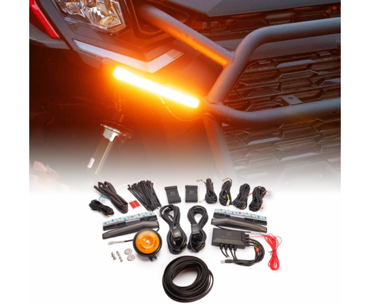 Ravek - Turn Signal Kit - Amber - White Running Lights - Commander - Can-Am