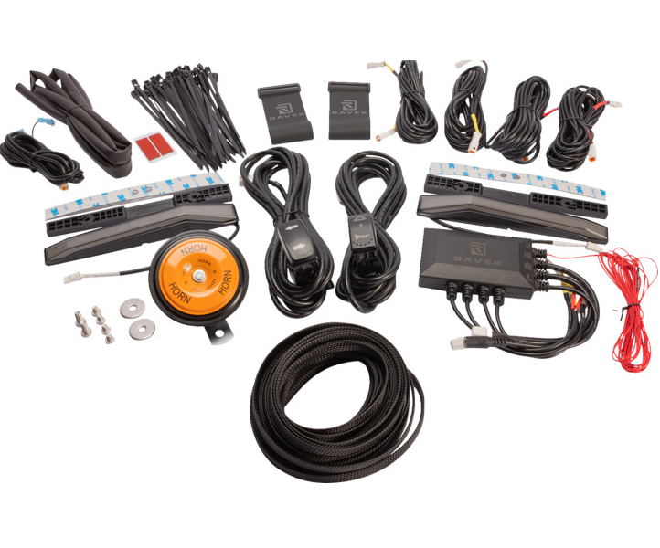 Ravek - Turn Signal Kit - Amber - White Running Lights - Commander - Can-Am