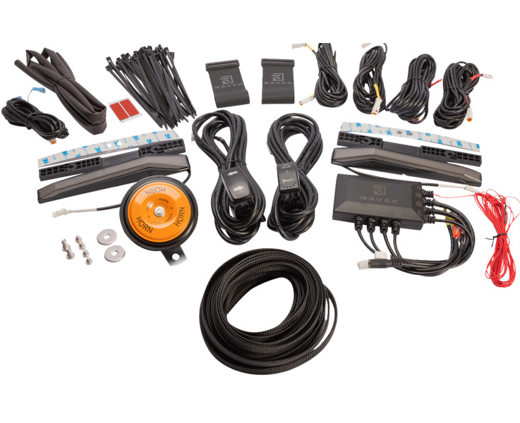 Ravek - Turn Signal Kit - White Running Light - Kawasaki Mule