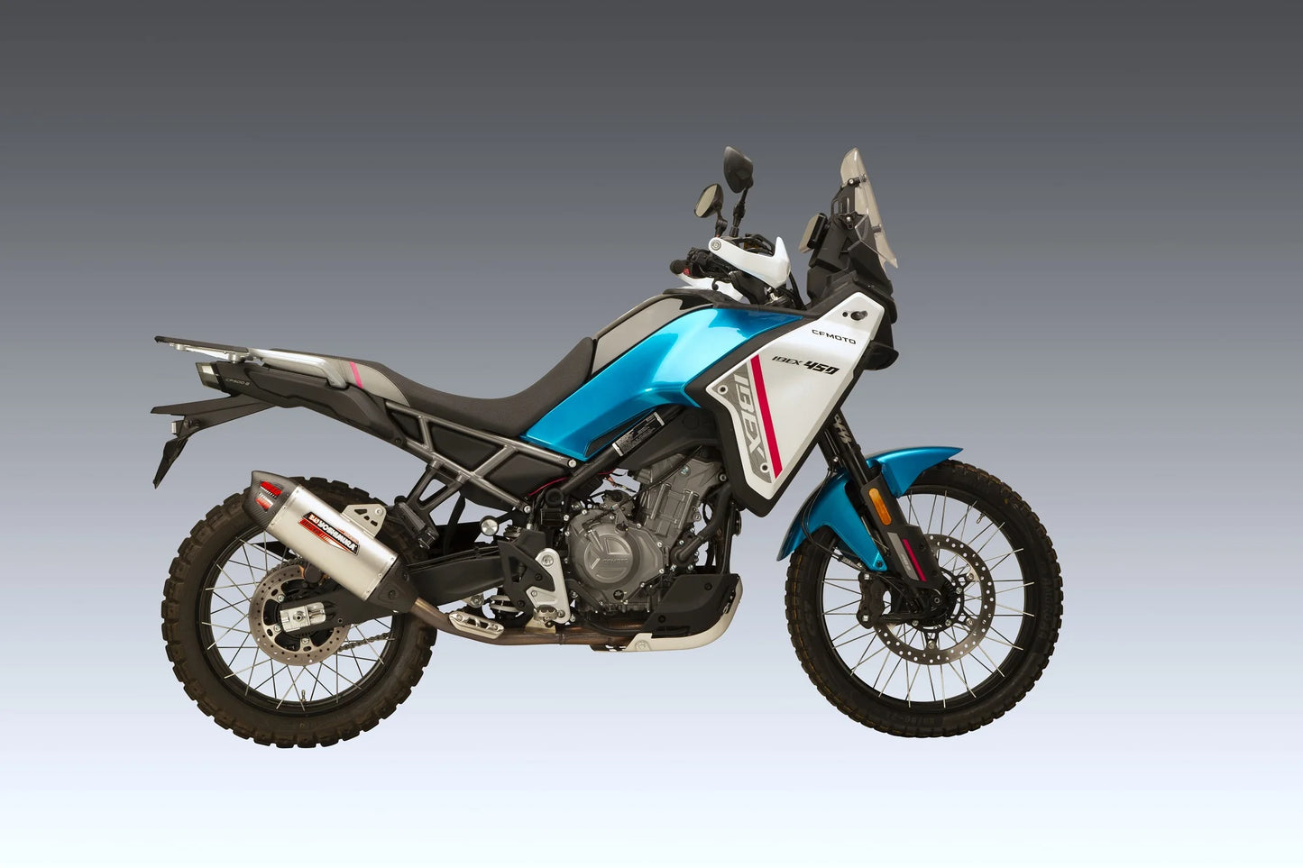 Yoshimura - IBEX / MT 450 2025 RS-12 ADV Stainless Slip-On Exhaust w/ Stainless Muffler