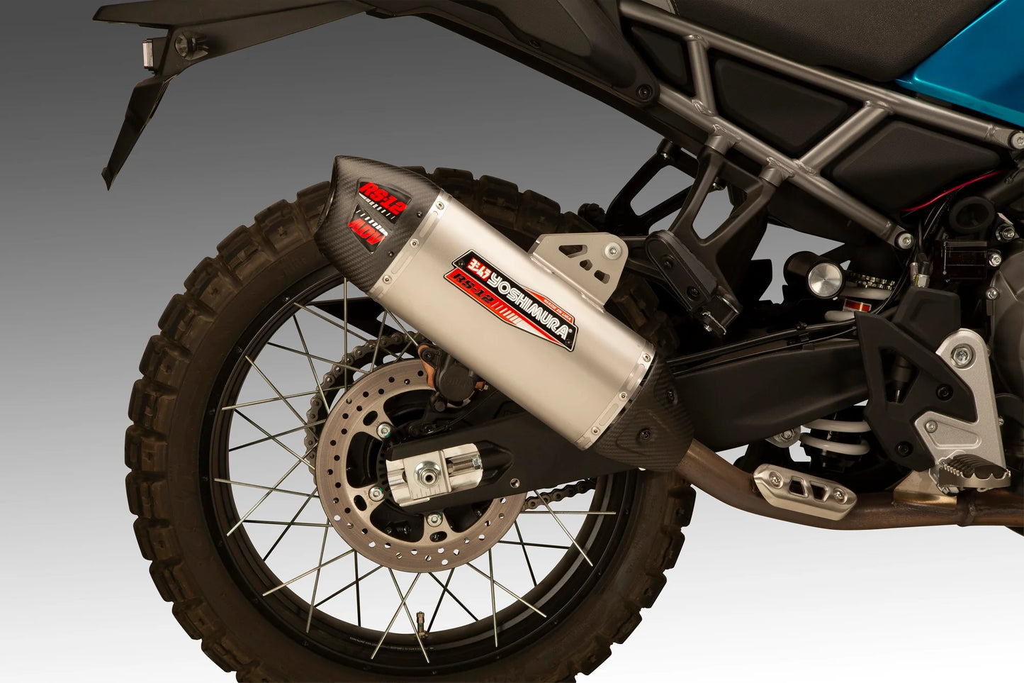 Yoshimura - IBEX / MT 450 2025 RS-12 ADV Stainless Slip-On Exhaust w/ Stainless Muffler