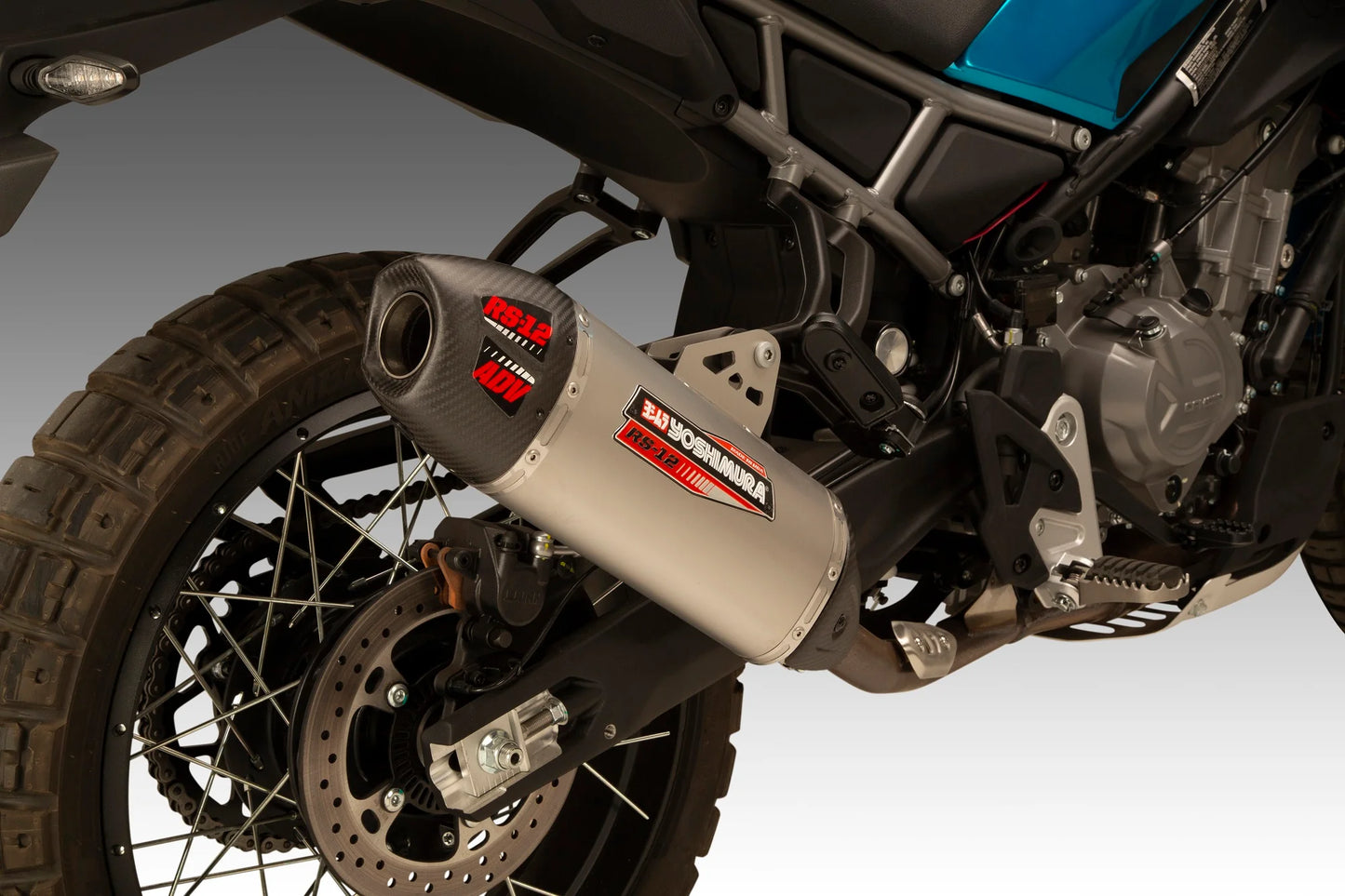 Yoshimura - IBEX / MT 450 2025 RS-12 ADV Stainless Slip-On Exhaust w/ Stainless Muffler
