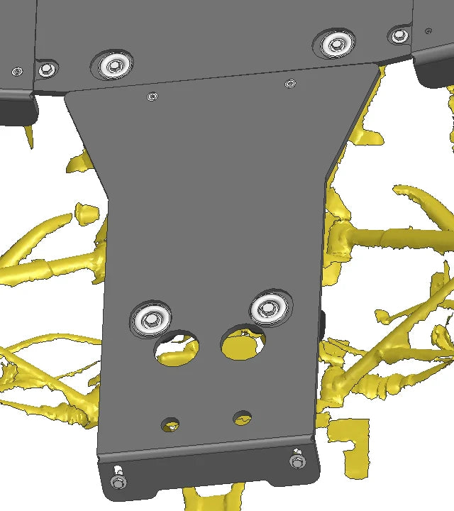 Rival - CF Moto C Force 400 / 500 GEN2 Plastic Central Skid Plate