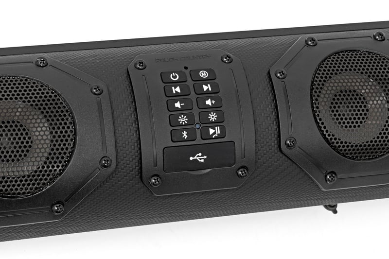 Rough Country - RESON8 Bluetooth LED Soundbar - 8 Speaker | IP66 Waterproof | UTV/ATV