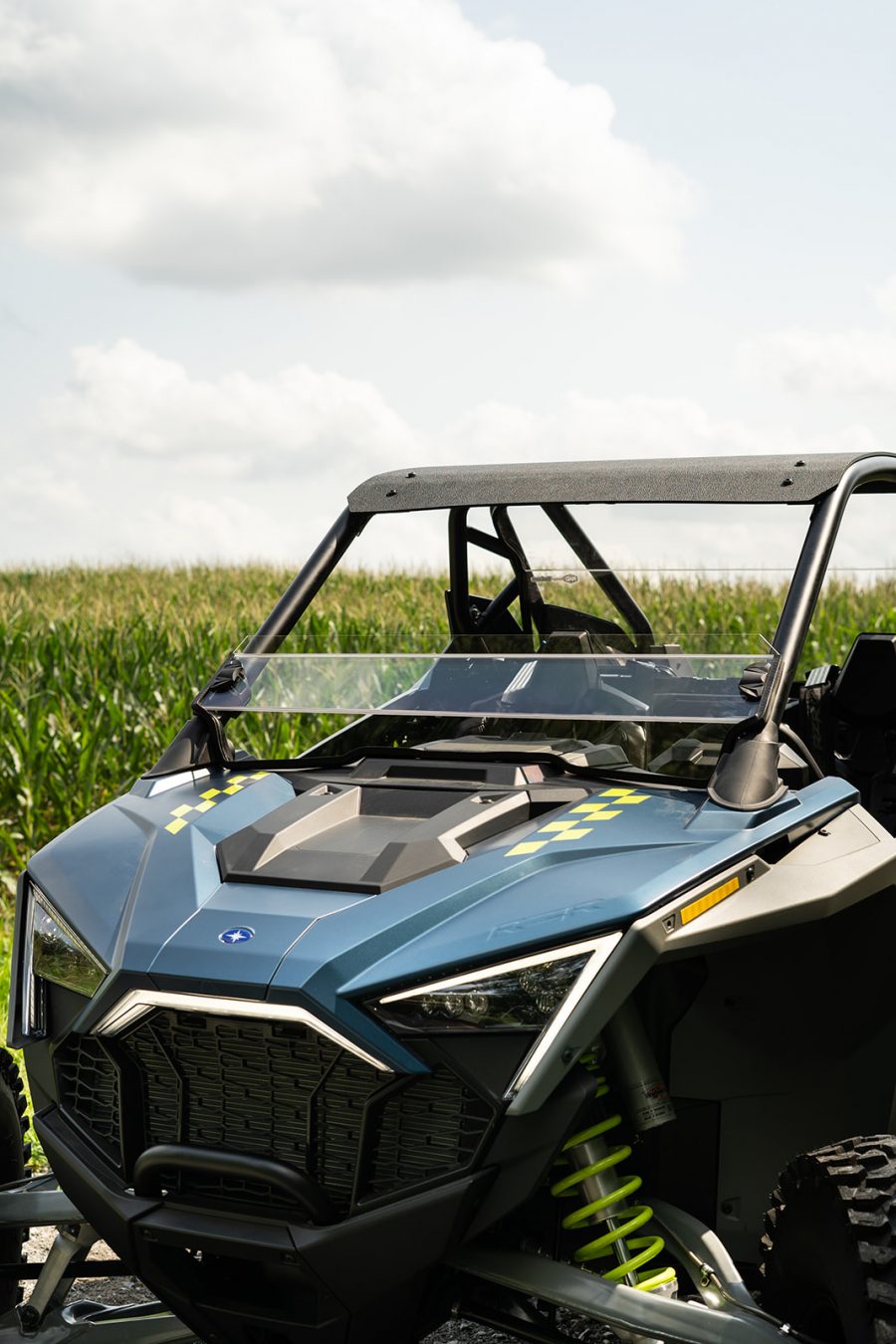 Team MSC - Polaris RZR XP Pro Half Windshield ( Fits 2020 + )