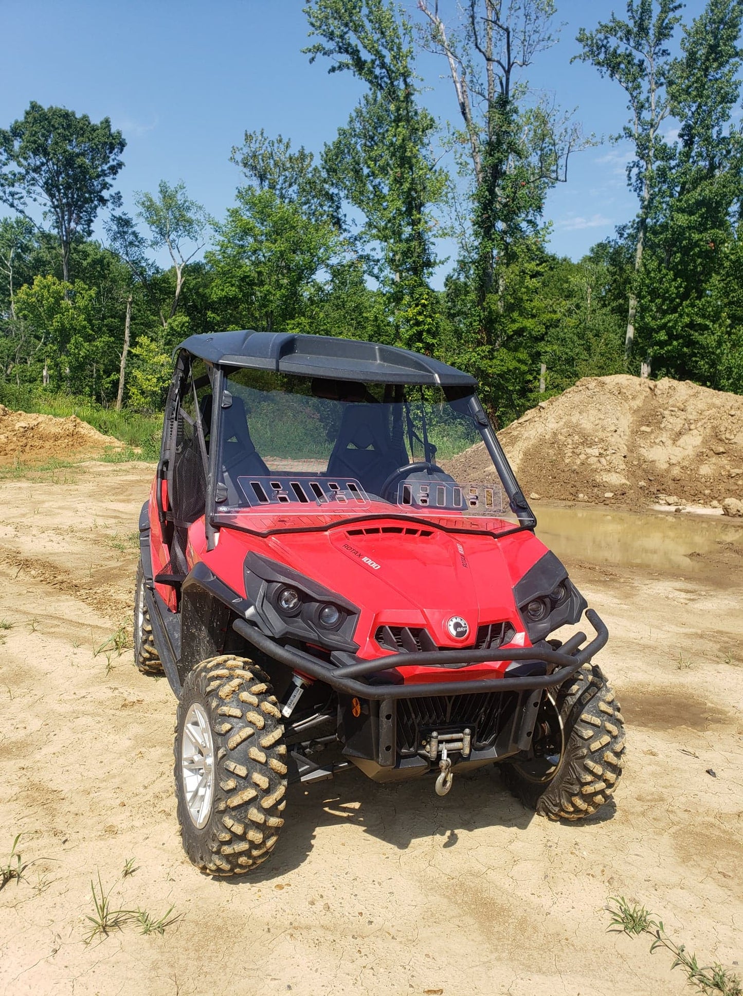 Team MSC - Can-Am Commander 800/1000 Windshield