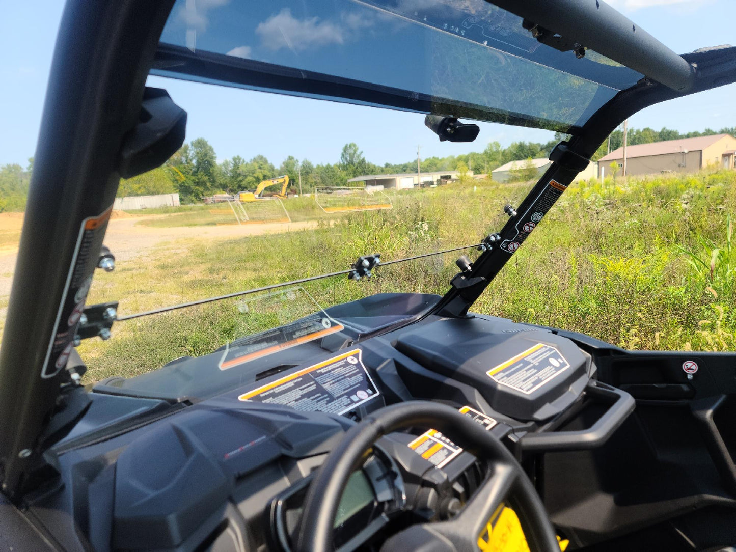Team MSC - Can-Am Maverick Trail & Sport / Commander / MAX Fold Down Windshield