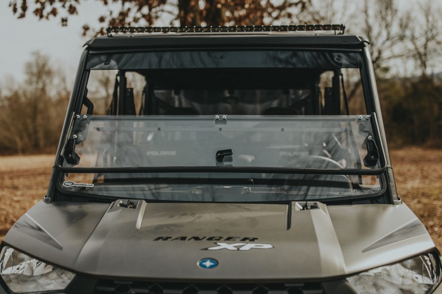 Team MSC Polaris Ranger Fold Down Windshield