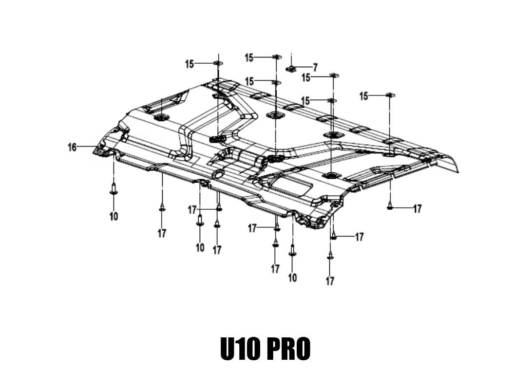 CFMOTO - U10 PRO - HEADLINER