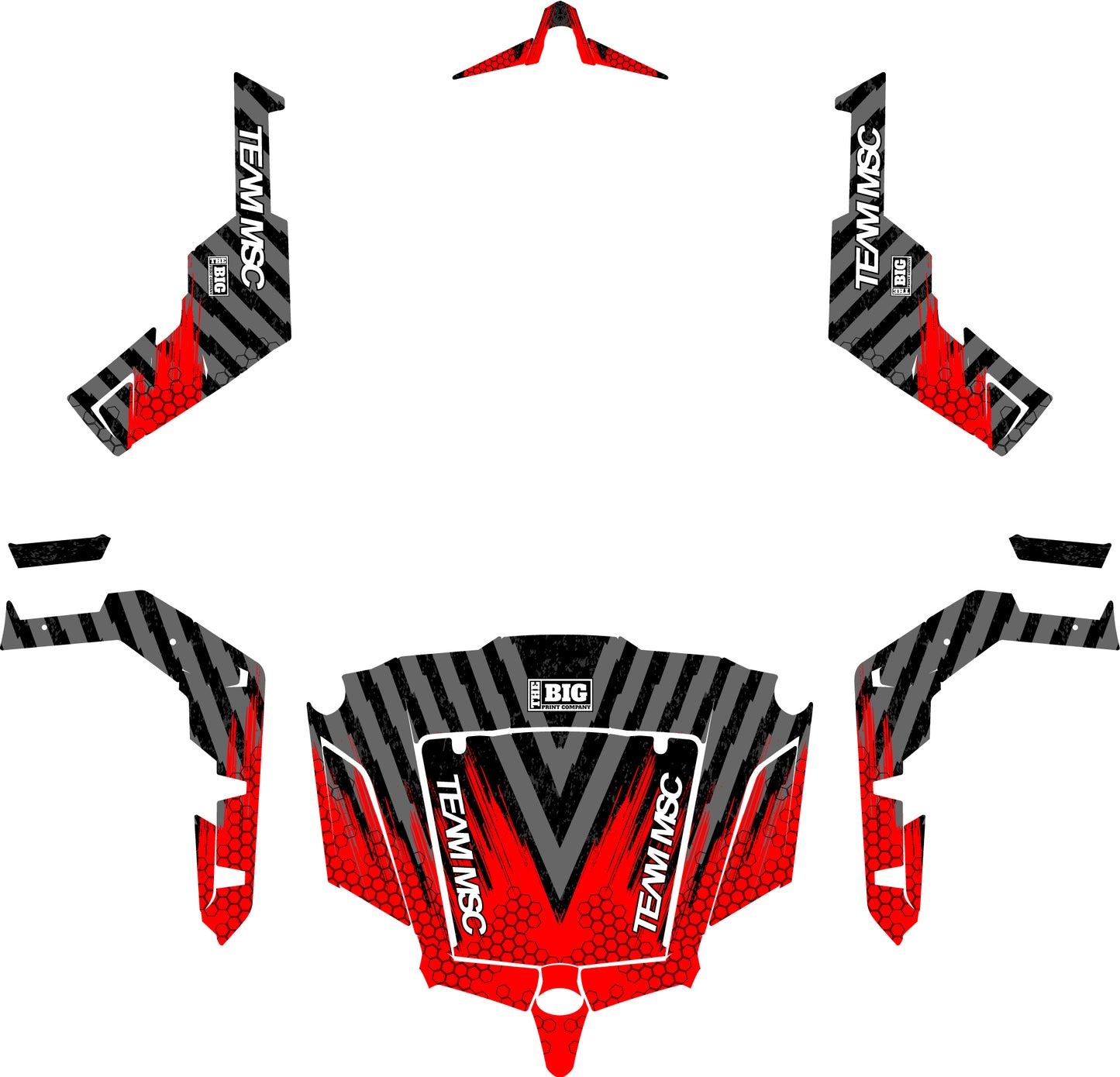 ZFORCE 800 (G1) - HONEYCOMB SERIES GRAPHIC KIT