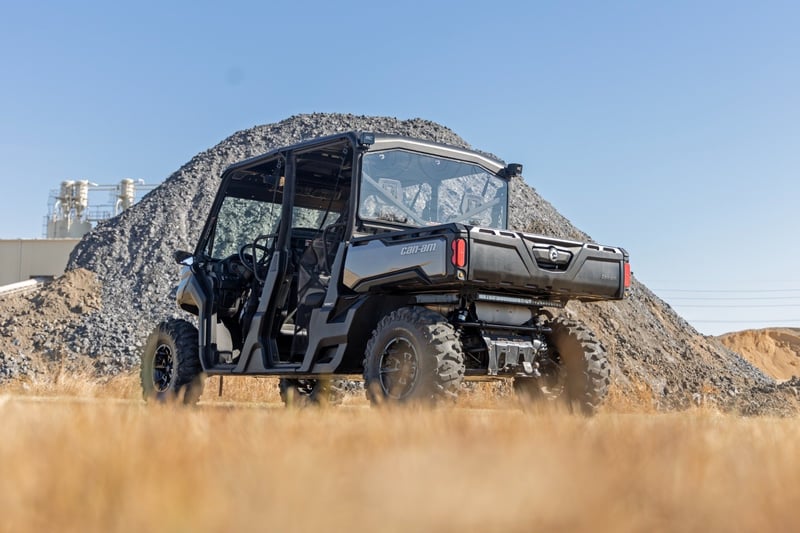 Rough Country - Rear Cab Panel - Scratch Resistant | Can-Am Defender HD 8/HD 9/HD 10