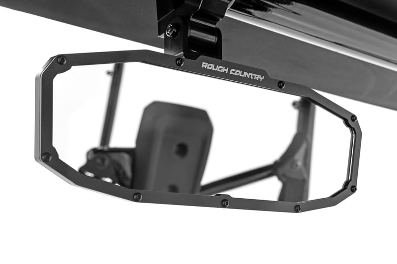 Rough Country - UTV Aluminum Rear View Mirror - 1.5"-2" Cage (Universal)