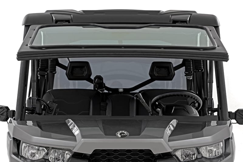 Rough Country - Electric Tilt Windshield - Glass | Can-Am Defender HD 8/HD 9/HD 10