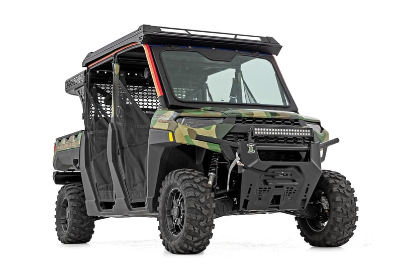 Rough Country - Electric Tilt Windshield - Glass | Polaris Ranger XP 1000