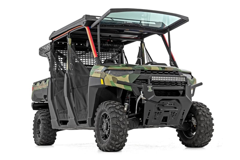 Rough Country - Electric Tilt Windshield - Glass | Polaris Ranger XP 1000