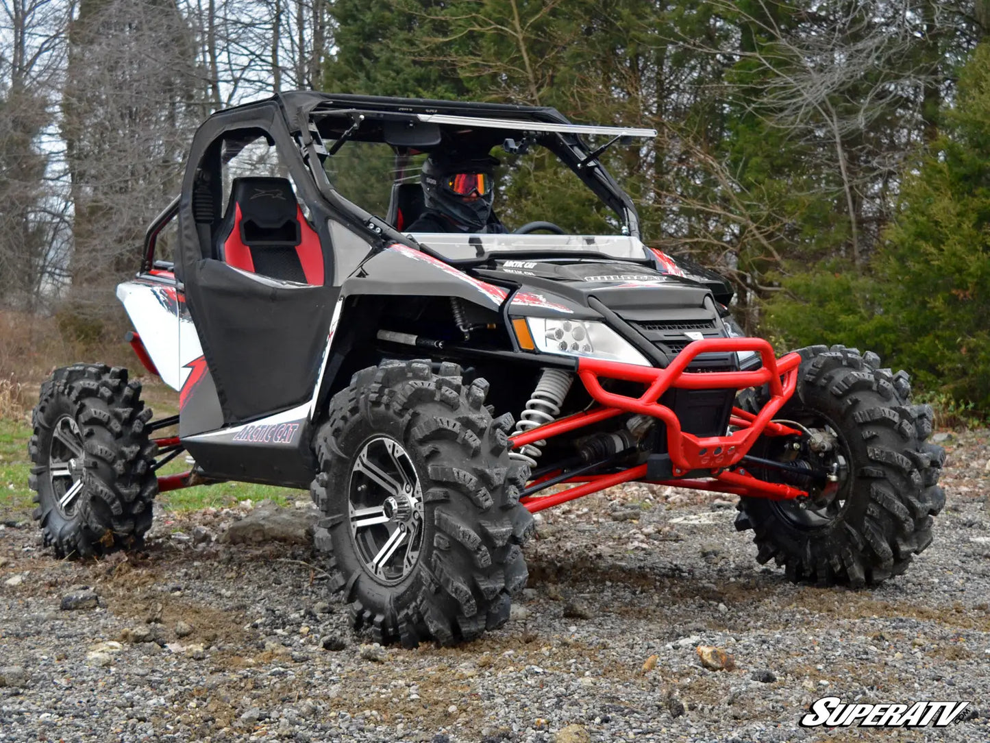 SuperATV - Arctic Cat Wildcat Flip Windshield