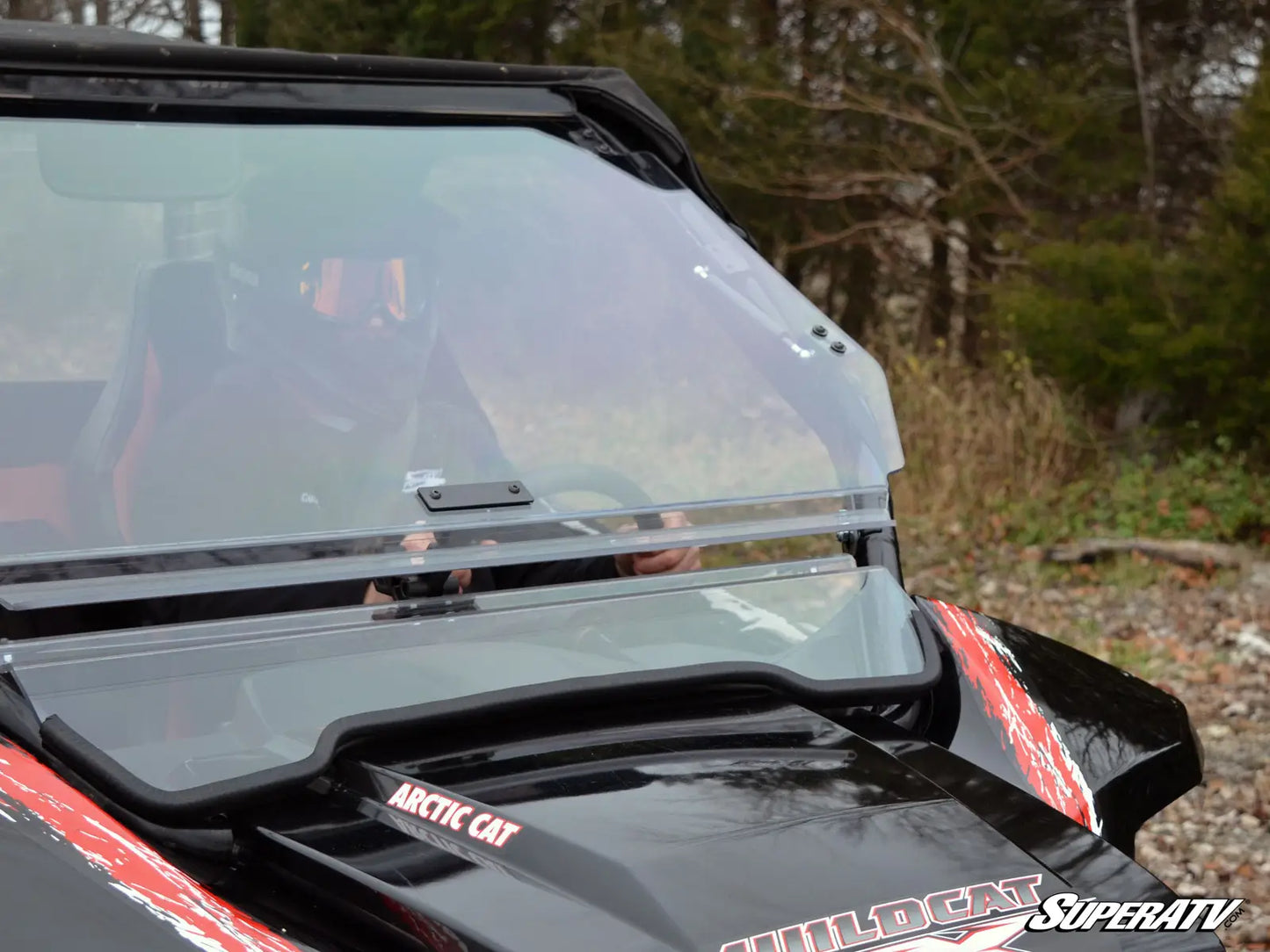 SuperATV - Arctic Cat Wildcat Flip Windshield