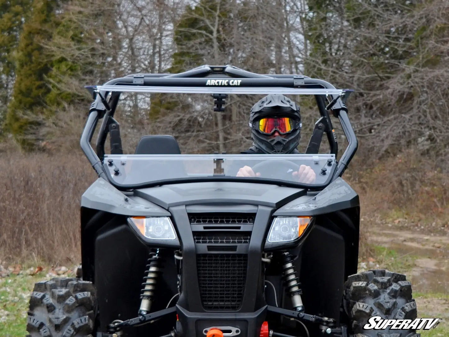 SuperATV - Arctic Cat Wildcat Trail Flip Windshield