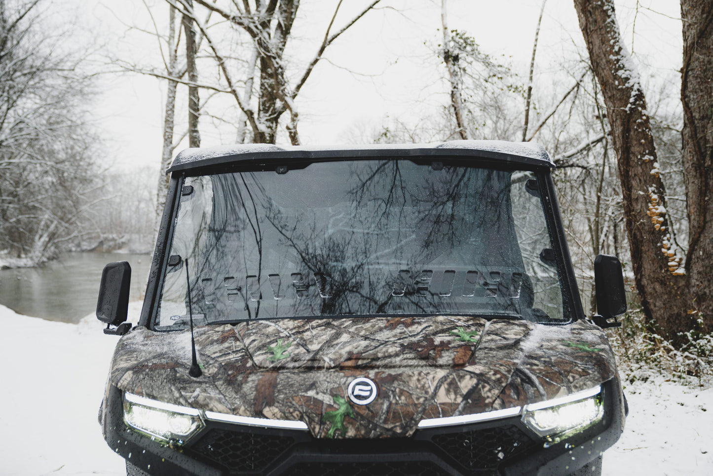 Team MSC - 2025 CF Moto UForce U10 Pro Front Windshield Vented