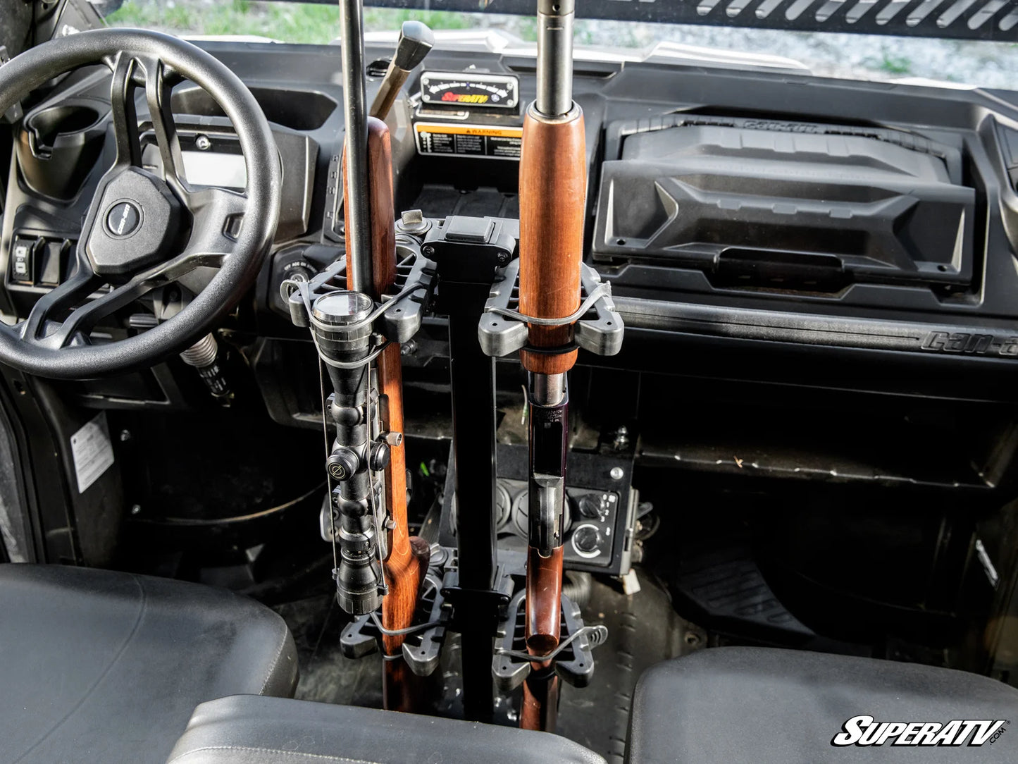 SuperATV - Can-Am Defender Floor-Mounted Gun Holder