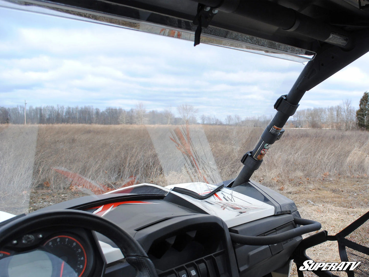 SuperATV - Can-Am Maverick Scratch Resistant Full Windshield