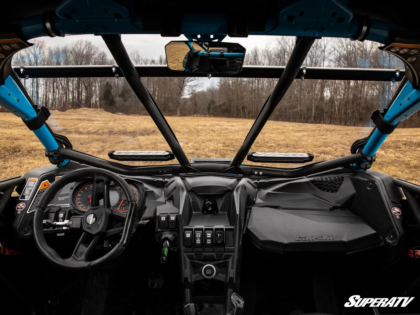 SuperATV - Can-Am Maverick X3 Vented Full Windshield