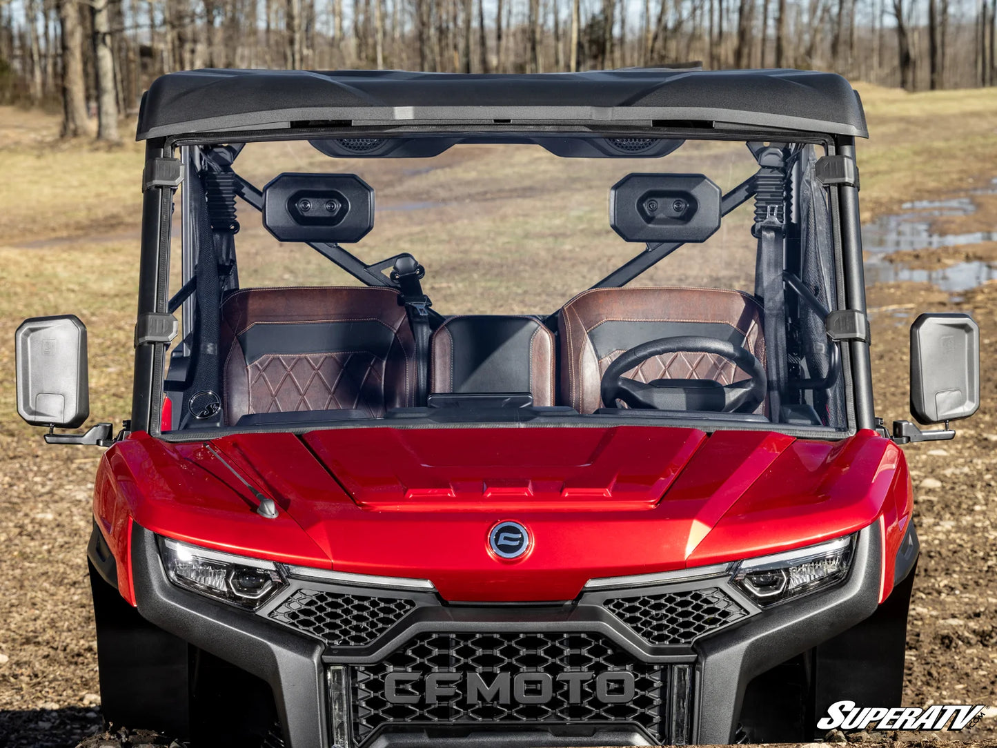 SuperATV - CFMOTO UForce U10 Pro Scratch-Resistant Full Windshield