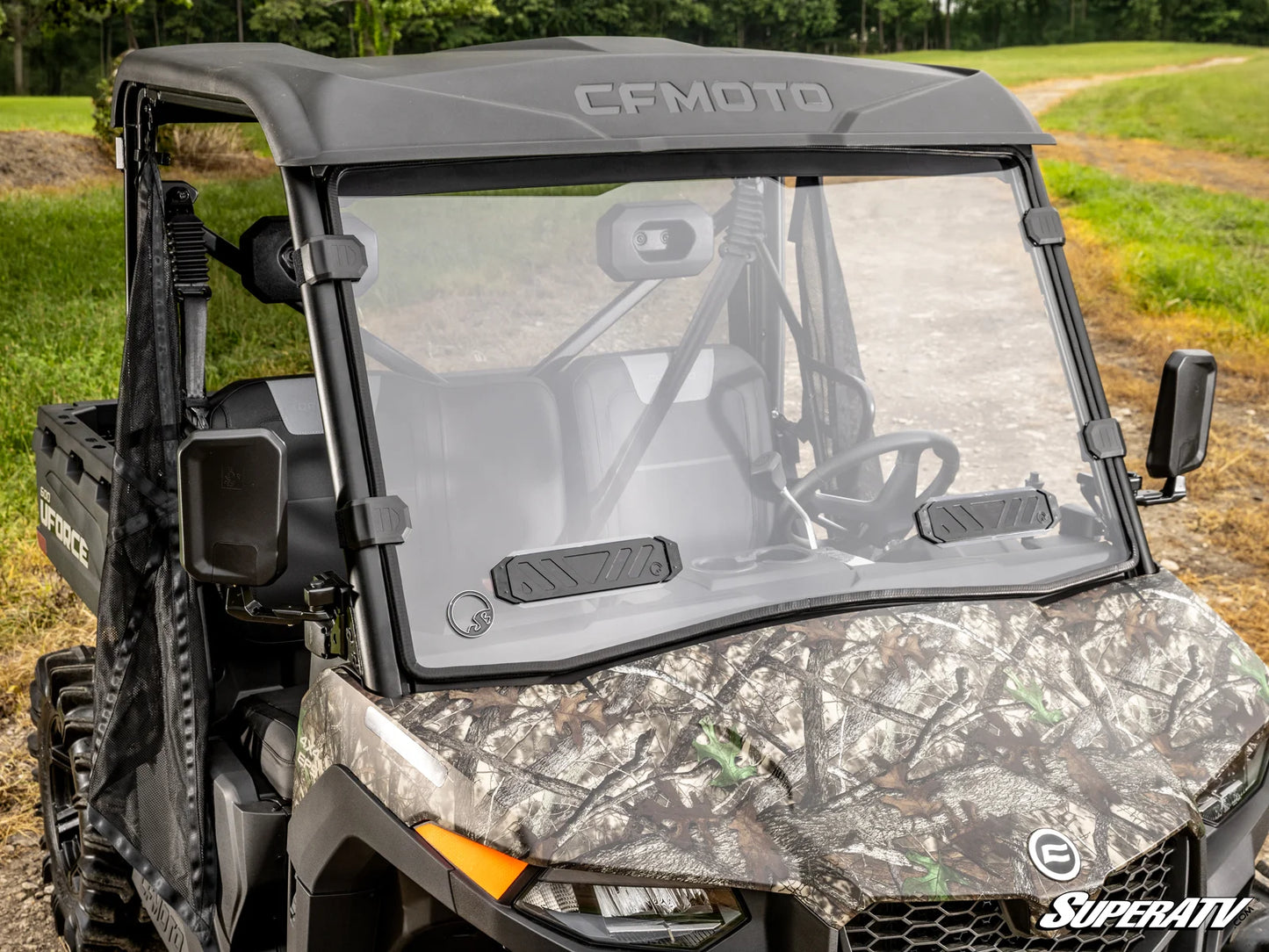 SuperATV - CFMOTO UForce 600 Vented Full Windshield