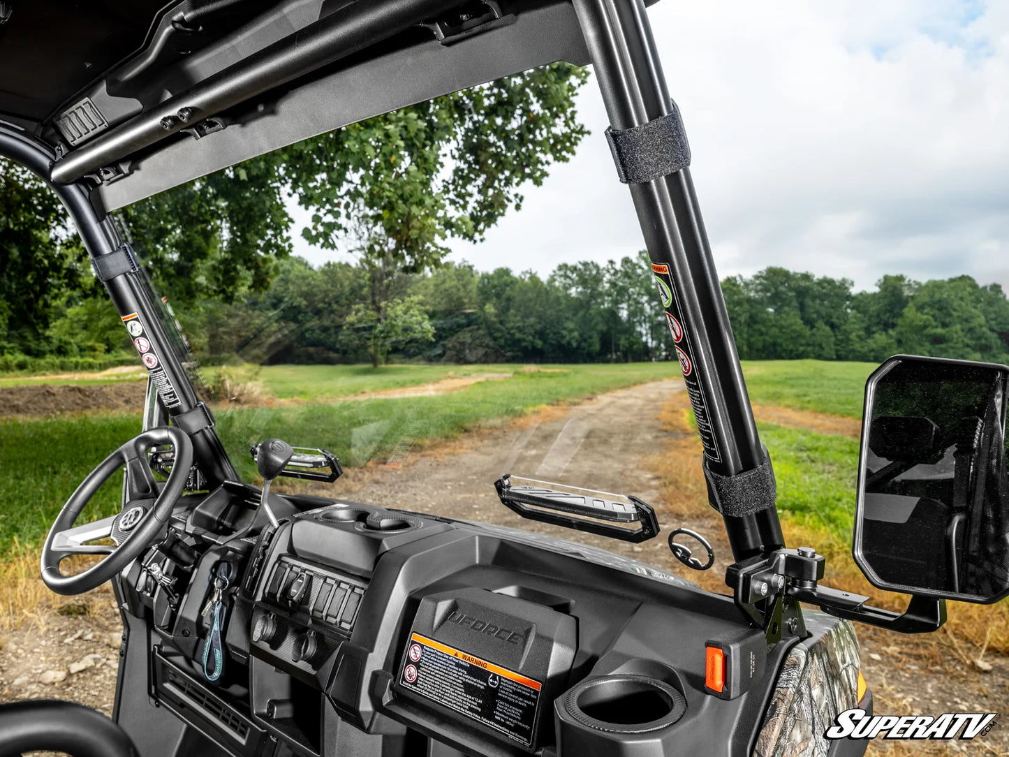 SuperATV - CFMOTO UForce 600 Vented Full Windshield