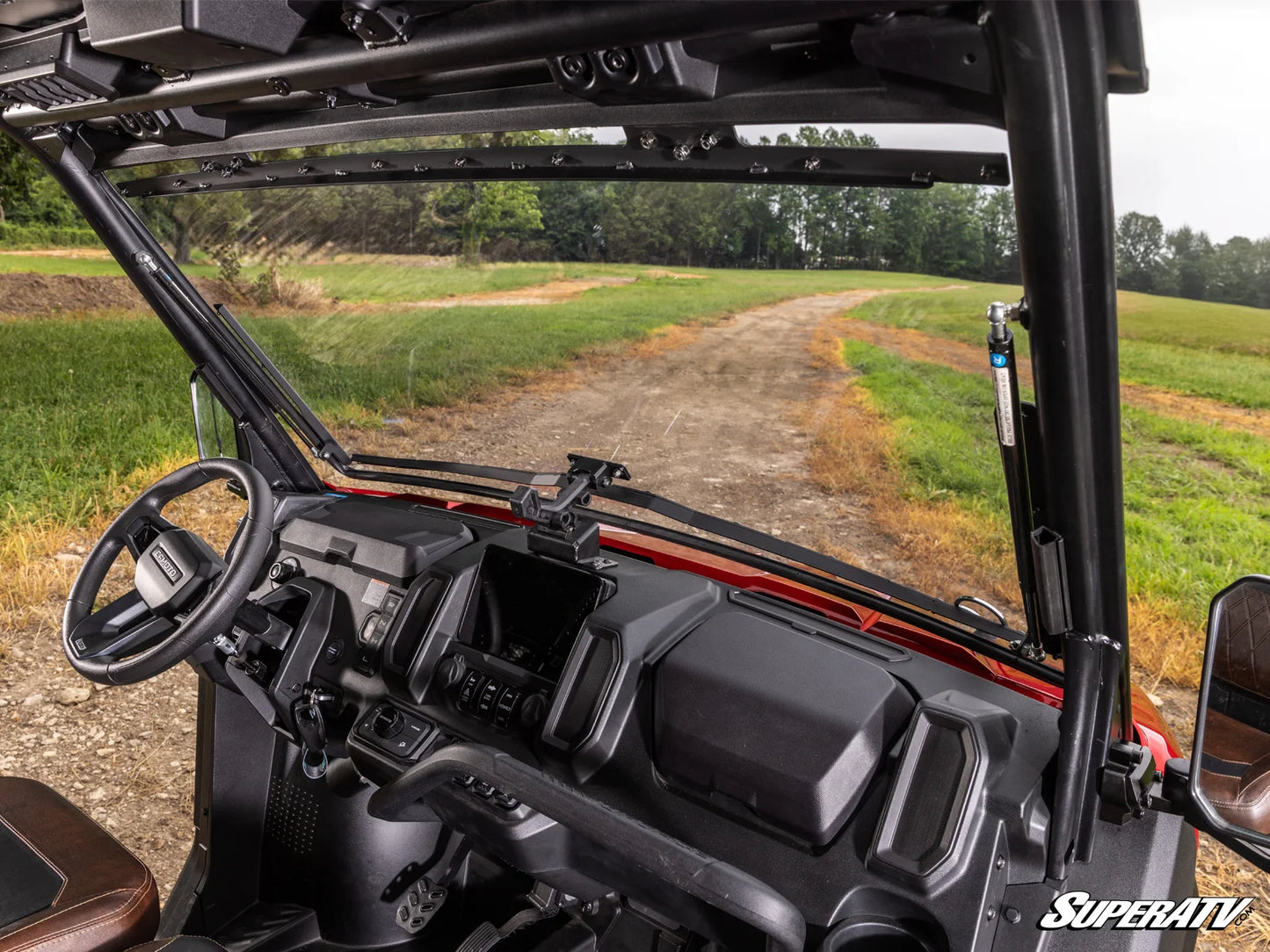SuperATV - CFMOTO UForce U10 Pro Scratch-Resistant Flip Windshield