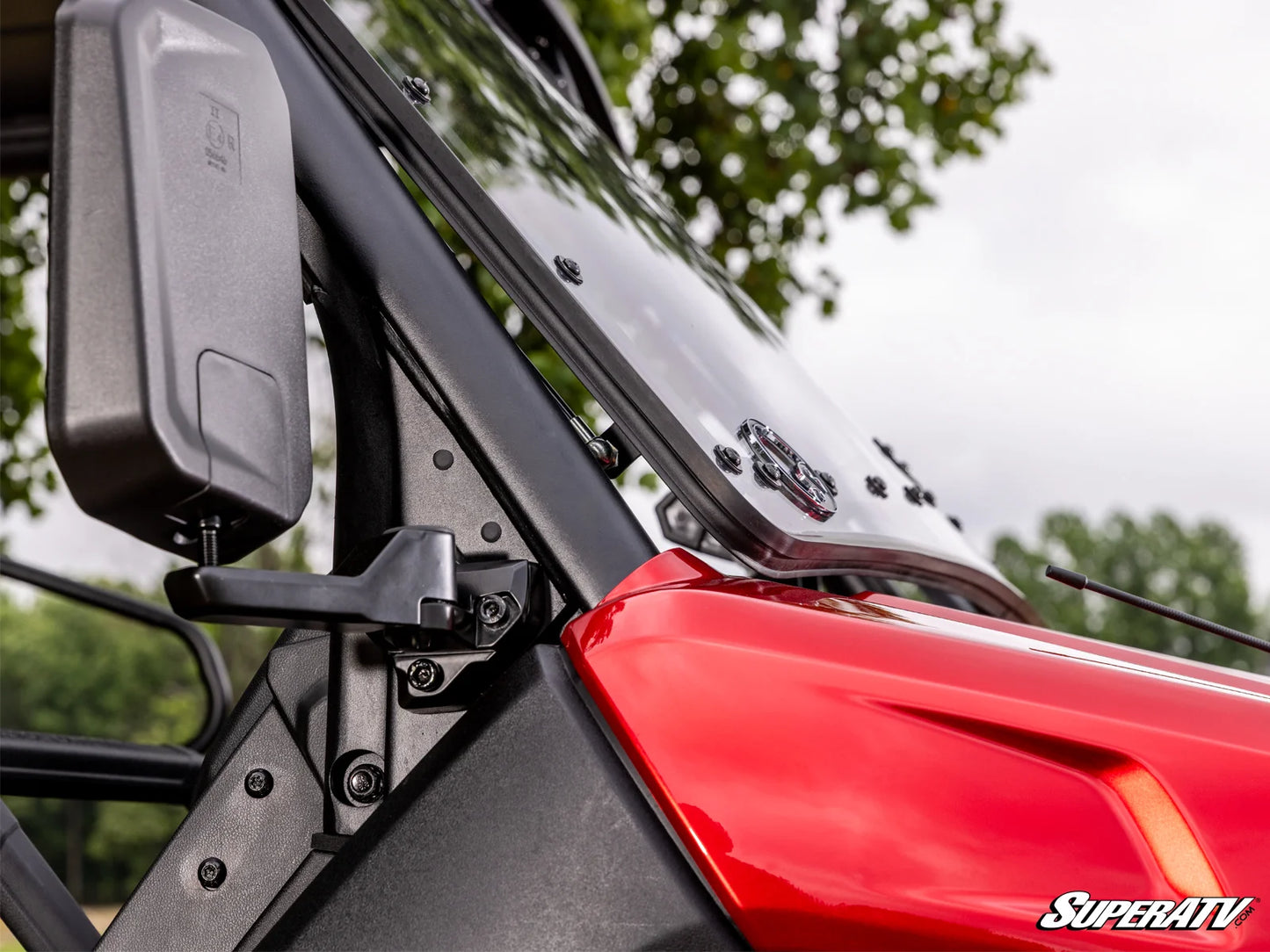 SuperATV - CFMOTO UForce U10 Pro Scratch-Resistant Flip Windshield
