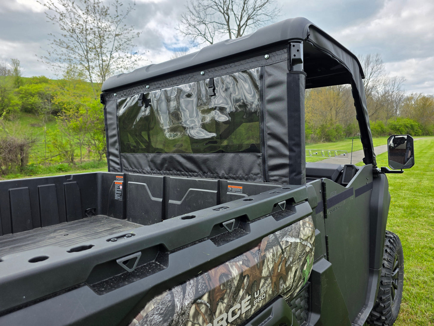 CFMoto UForce U10 Pro/U10 XL Pro - Heavy Canvas Back Panel - 3 Star UTV