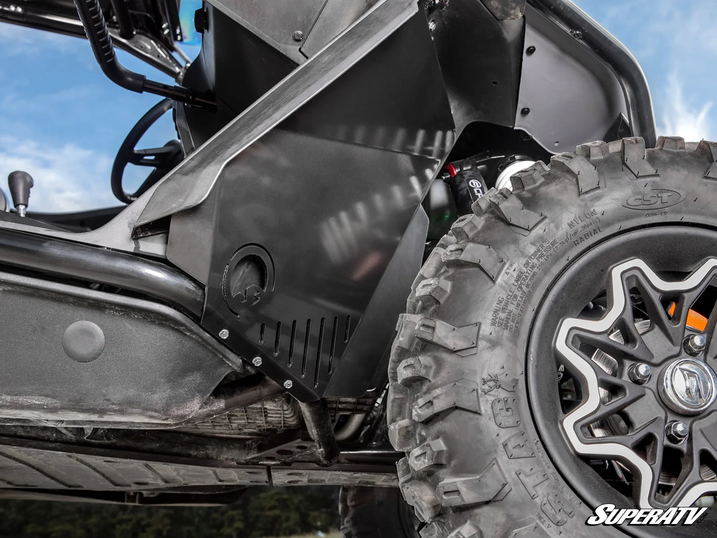 SuperATV - CFMOTO ZForce 950 Inner Fender Guards - Black