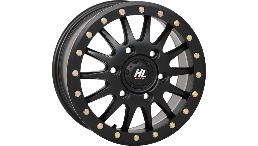 HIGH LIFTER - HL24 Beadlock Wheel - Black - 15x7 - 5/4.5 - 5+2 (+38 mm)