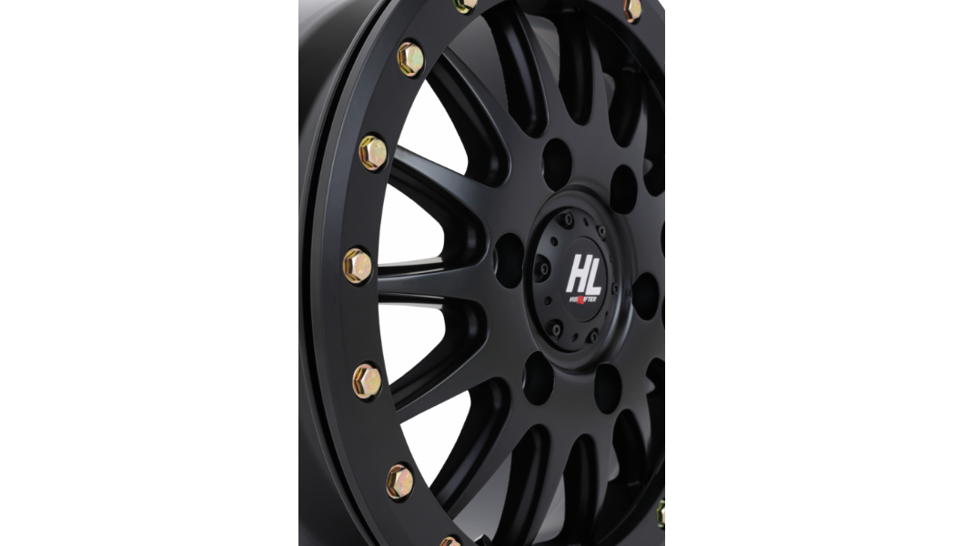 HIGH LIFTER - HL24 Beadlock Wheel - Black - 15x7 - 5/4.5 - 5+2 (+38 mm)