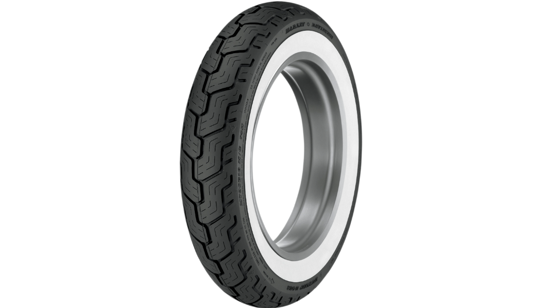 Dunlop - Tire - D402 - Rear - MT90-16 - Wide Whitewall - 74H
