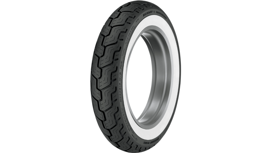 Dunlop - Tire - D402 - Rear - MU85B16 - Wide Whitewall - 77H