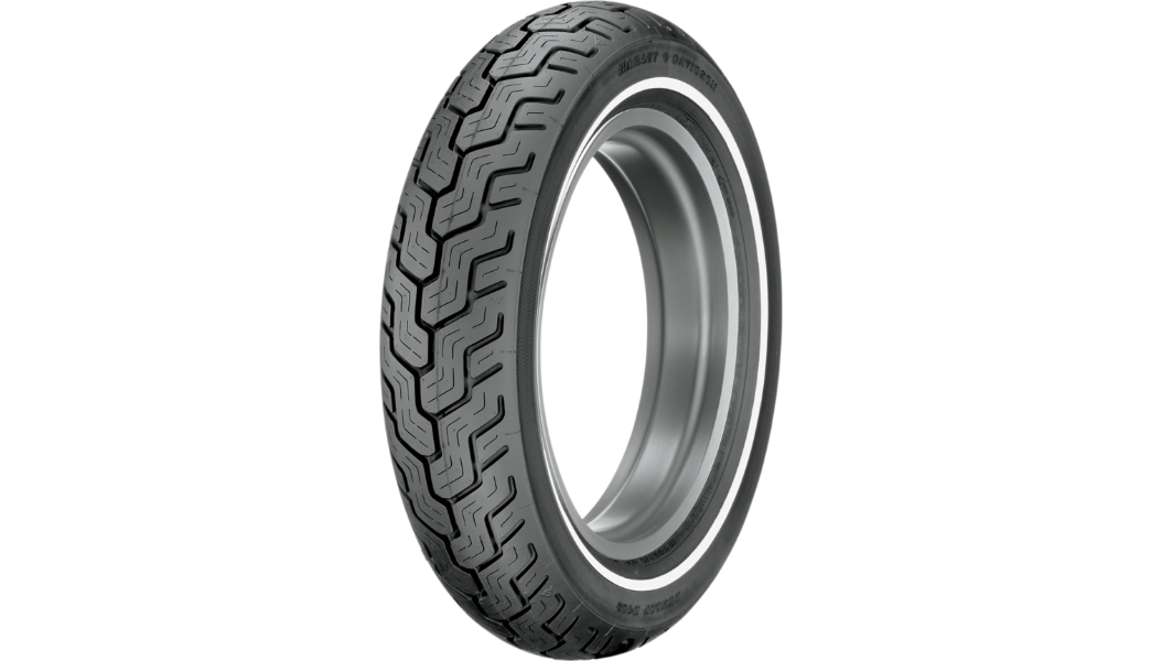 Dunlop - Tire - D402 - Rear - MU85B16 - Narrow Whitewall - 77H