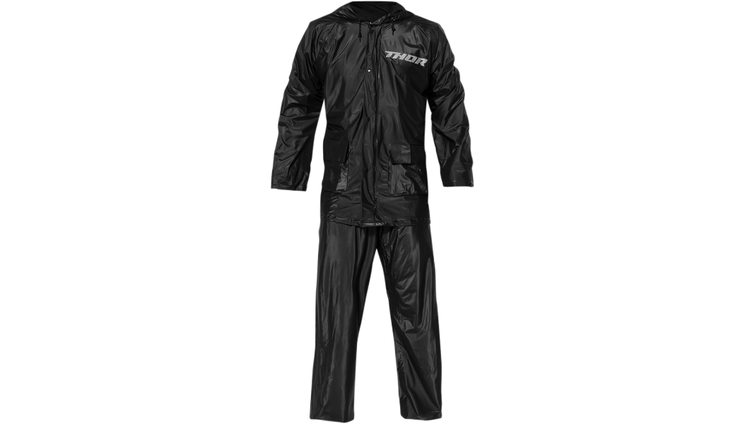 THOR - PVC RAINSUIT - BLACK