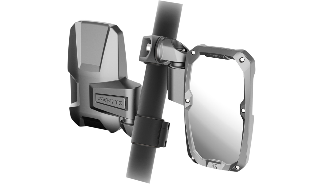 SEIZMIK -  Embark - Side View Mirrors - Rectangle - Black - 1.75" ROPS - Pair