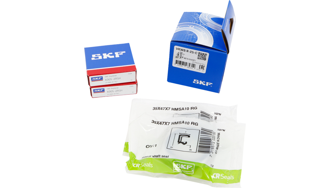 SKF - Wheel Bearings with Seals Kit - Front/Rear - Beta