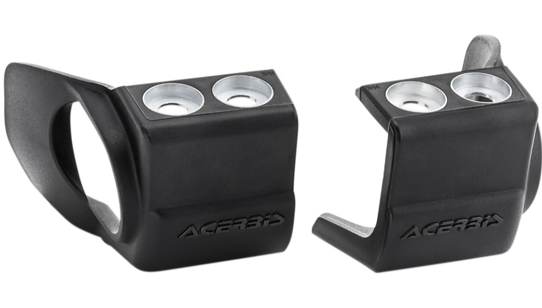 Acerbis - Shoe Protectors for Inverted Forks - Black - Beta/Honda/Kawasaki